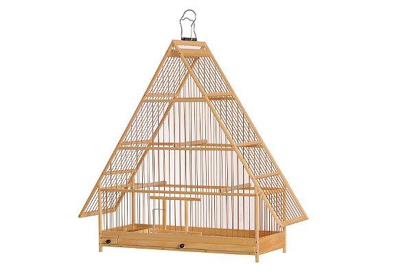 0063- Gaiola Chalé 44cm - Nº3 - Malha Fina