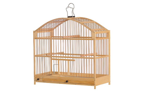 0052- Gaiola Meia Lua 38cm - Nº2 - Malha Fina