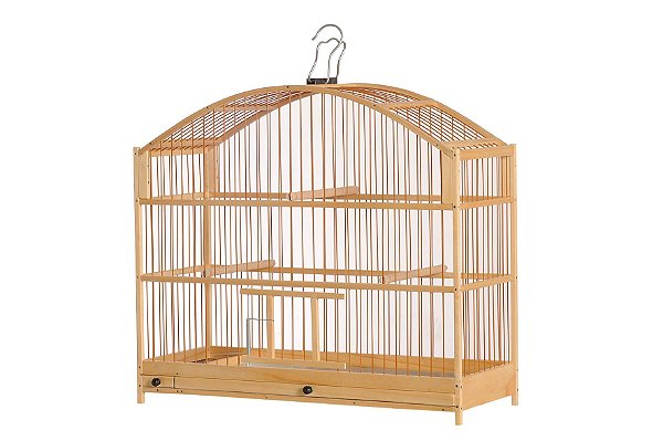 0053- Gaiola Meia Lua 44cm - Nº3 - Malha Fina