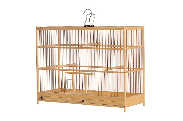 0083- Gaiola Quadrada 44cm - Nº3 - Malha Fina
