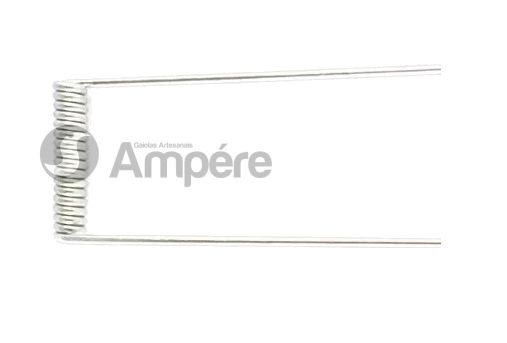 0410- Mola Aço Inox 1,5cm Para Gaiola - Kit Com 10 Unidades