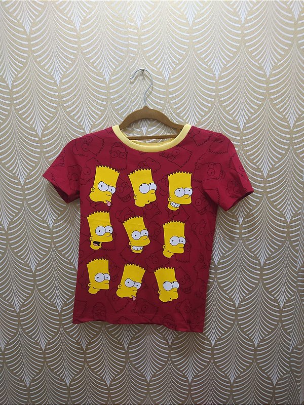 Camiseta Infantil Bart Simpson