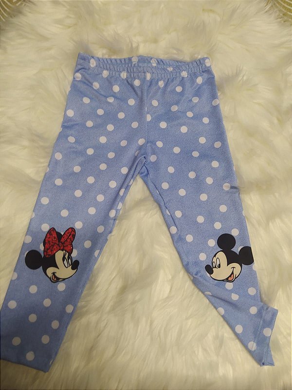 Legging infantil Disney- Mickey e  Minnie