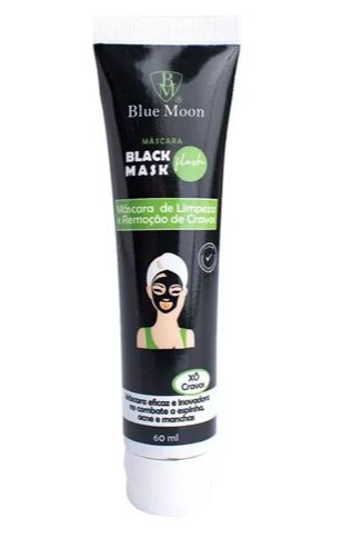 Mascara preta facial Blue Moon - Xô cravos