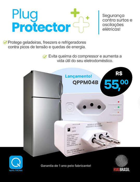 PLUG PROTECTOR + | Freezer e Geladeiras