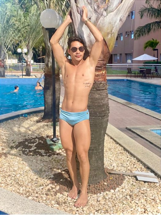 Sunga Azul Celeste Premium - Tradicional