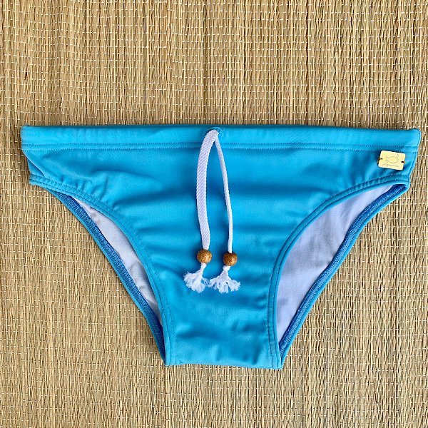 Sunga Azul Bebê - Cordão Externo - PowerSlip