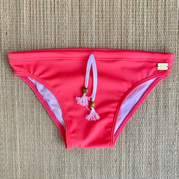 Sunga Rosa Goiaba - Cordão Externo - PowerSlip