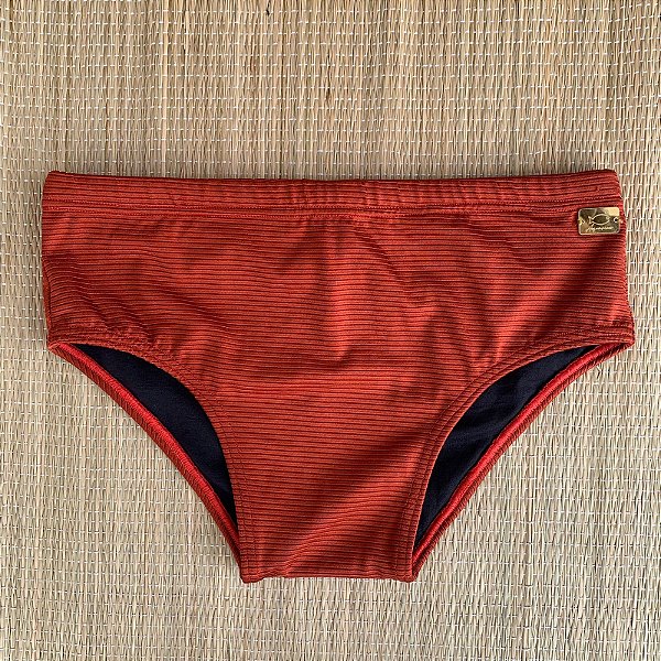 Sunga Terracota Canelada - Tradicional