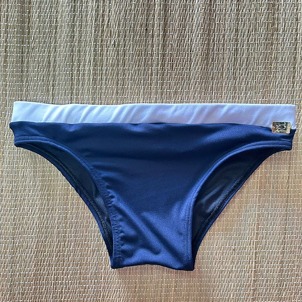 Sunga Duo Azul Marinho Com Branco - PowerSlip