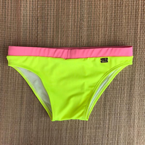 Sunga Duo Neon com Rosa Chiclete - PowerSlip