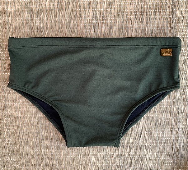 Sunga Basic Verde Militar - TRADICIONAL