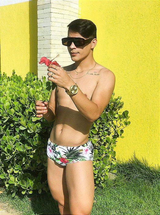 Sunga Floral - TRADICIONAL