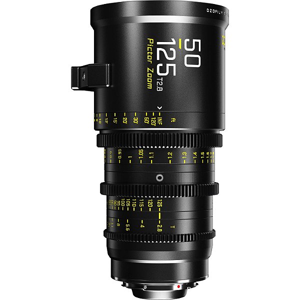 Lente Pictor 50-125mm T2.8 Zoom Super 35 Dzofilm (PL Mount e EF Mount)