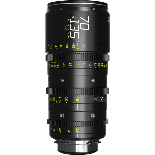 DZOFilm Catta Ace 70-135 mm T2.9 (PL/EF, preta) - Lente de zoom cinematográfico