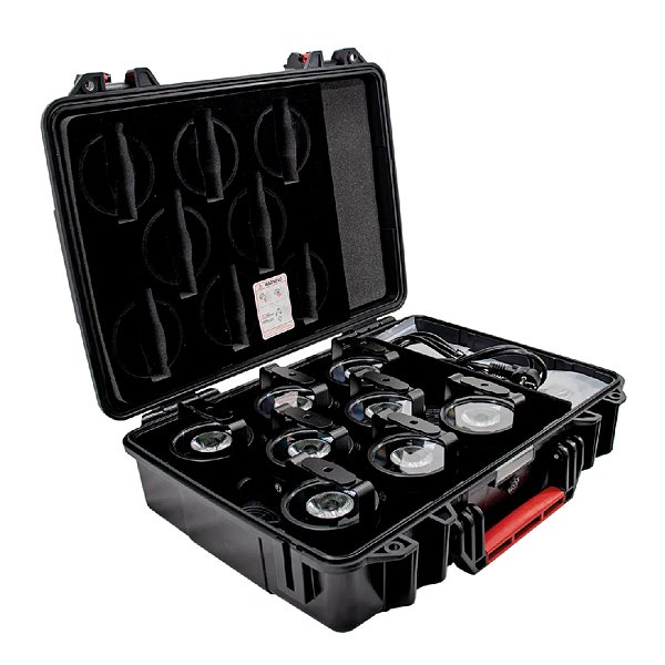 Astera 8-Light AX3 LightDrop Kit com estojo de carregamento e acessórios - AX3-BTB-SET US Version