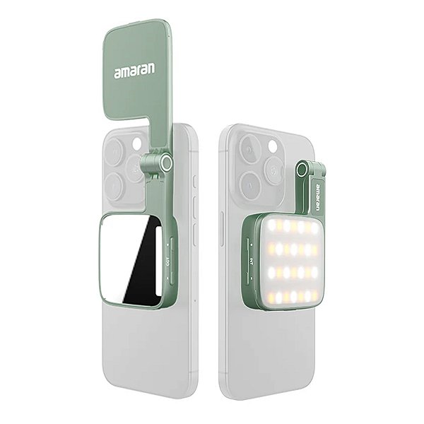 amaran Go Green - Mini Luz LED Bicolor para Smartphone (PRÉ-VENDA)