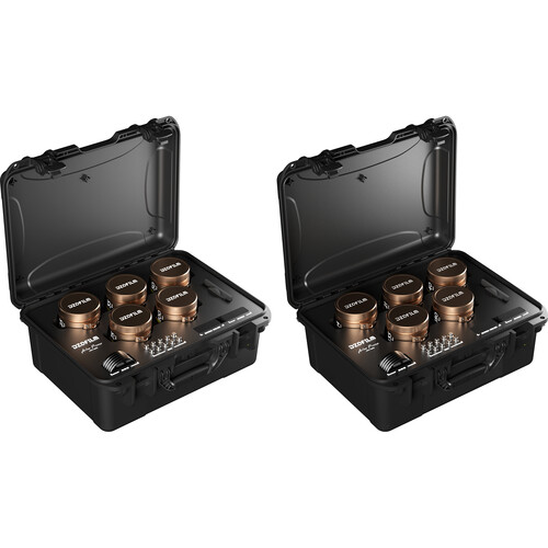 DZOFilm Kit 10 lentes Arles Lustre T1.6 FF/VV Cinema Prime (ARRI PL/Canon EF) Pré-venda