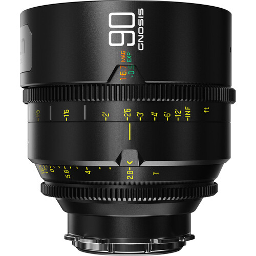 DZOFilm Lente 90mm T2.8 Gnosis Macro Prime (LPL with PL & EF Mounts, Feet) Pré-venda