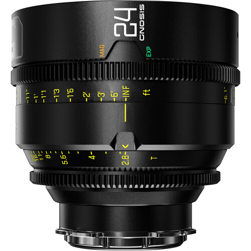 DZOFilm Lente 24mm T2.8 Gnosis Macro Prime (LPL with PL & EF Mounts, Feet) Pré-venda