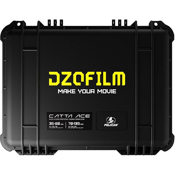 Estojo rígido Pelican para 2 lentes Catta Ace DZOFilm (PRÉ-VENDA)