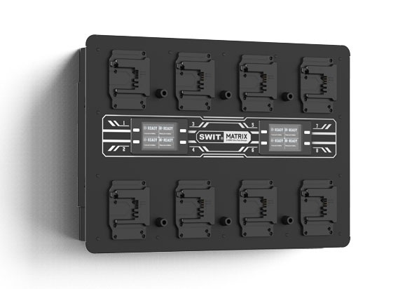 Carregador Swit MATRIX-B8 8×100W ultrarrápido com encaixe tipo B