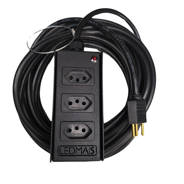 Caçapa 3 Plugs PIAL 10 Amperes