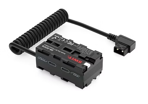 Adaptador Bateria fictícia DB-DF570 D-tap NP-F Swit