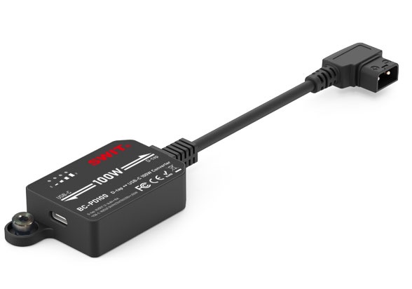 Carregador BC-PD100 D-tap to USB-C 100W Bi-directional