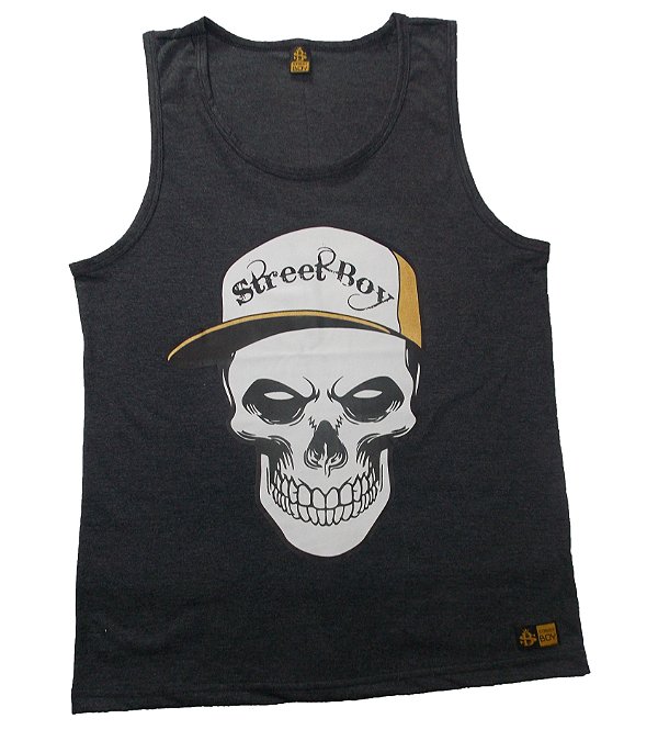 Regata Caveira Boné Street