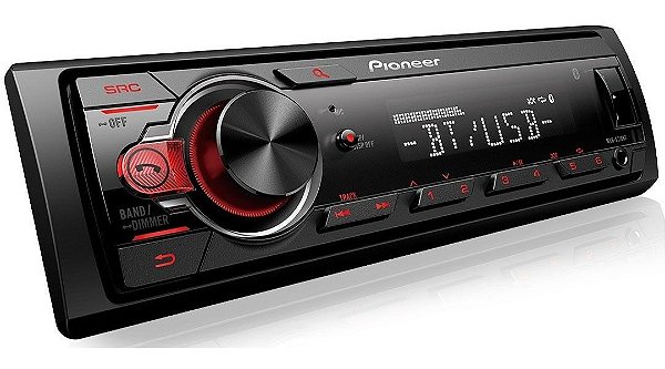 MVH-S218BT: MP3 Player Pioneer com Bluetooth e Rádio AM/FM - Ekipei Store