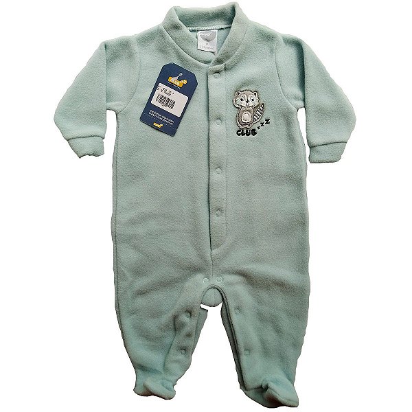 Pijama de Soft para Bebês - Guaxinim