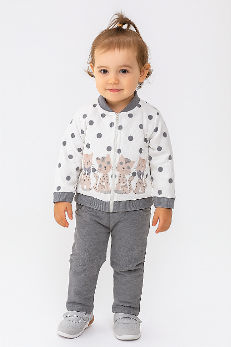 Conjunto de Inverno para Bebês - Gatinha