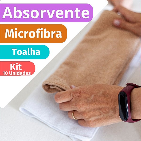 Kit Absorventes de Microfibra | 10 unidades