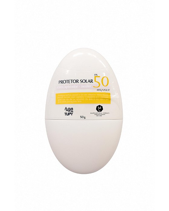 Protetor solar COM APLICADOR - INCOLOR | Collab com Agafarma da Tupy