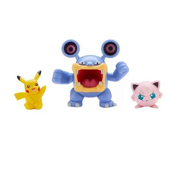 Pokemon Pack Loudred + Pikachu + Jigglypuff Sunny