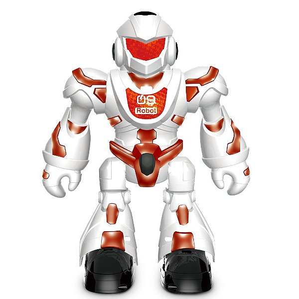 Super Robô Mega Mech Com Som - Luz e Controle  - Toyng