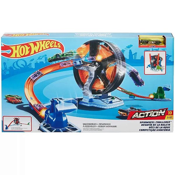 Pista Hot Wheels Action Competiçao Giratoria - Mattel