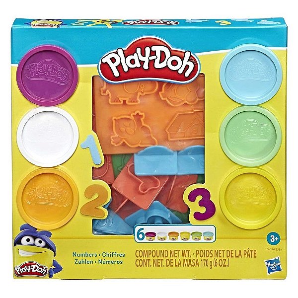 Play Doh Massinha Molde de Números  - Hasbro