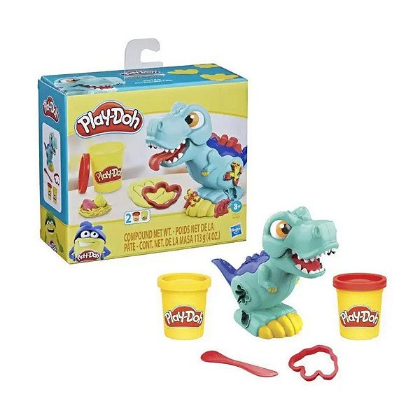 Kit Mini Massinha Mini Dino Dinossauro Play-Doh Hasbro