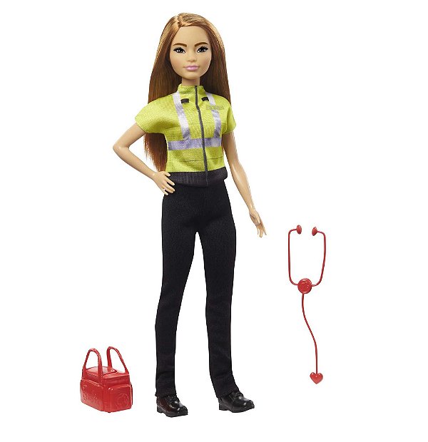 Boneca Barbie Profissão Paramédica Mattel