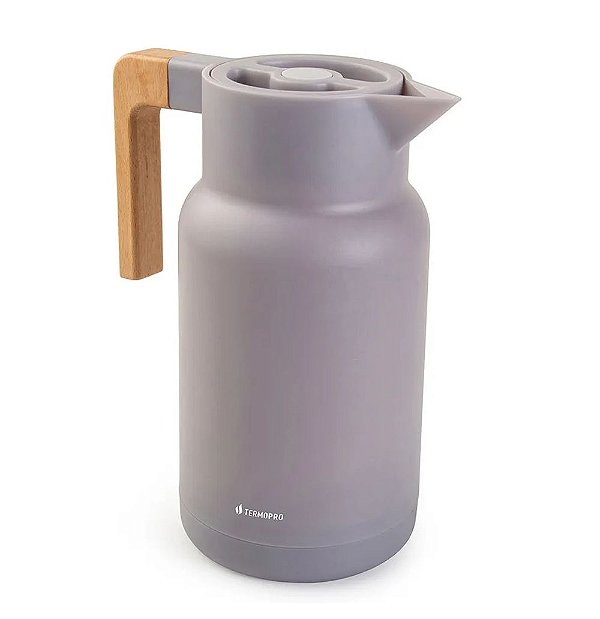 Garrafa Térmica Fashion Wood Cinza 1 Litro Termopro