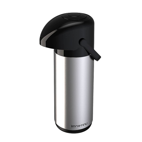 Garrafa Térmica Inox Verona 1 Litro Pressão Unitermi