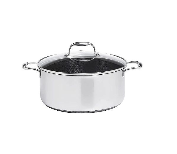 Caçarola Panela Inox 28 cm 7,9 L Hive Tripla Camada Oxford