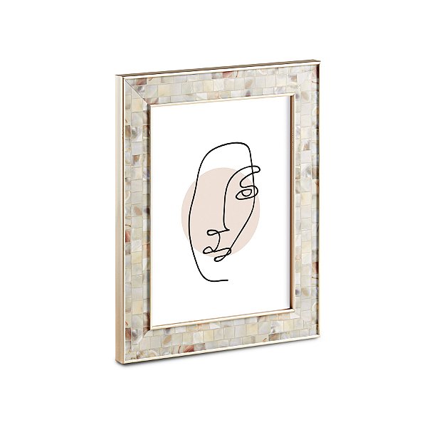 Porta Retrato Estilo Madrepérola 10x15 Mart