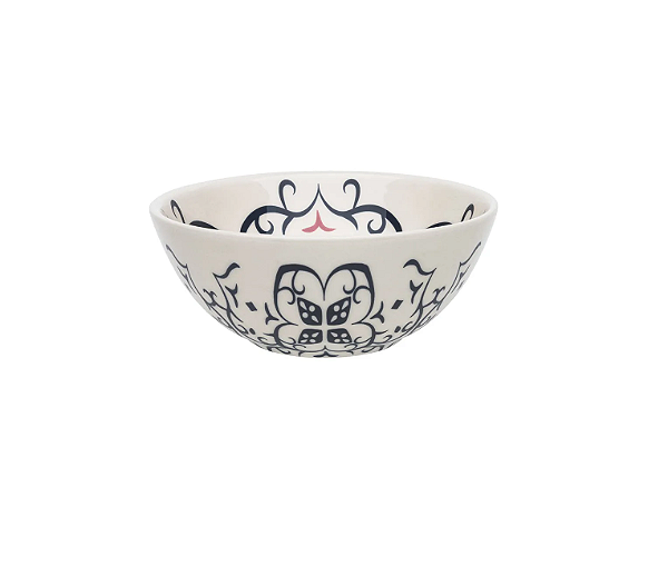 Kit Tigela Bowl Hana 600 Ml Cerâmica Oxford - 02 Unidades