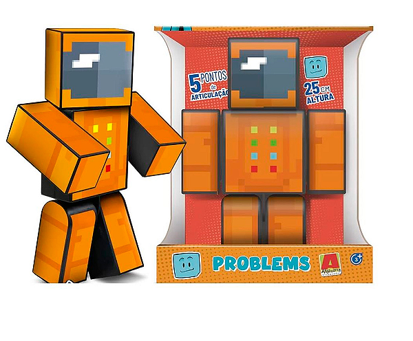 Boneco Problems ZOOM Gamer Skin 25 cm Algazarra