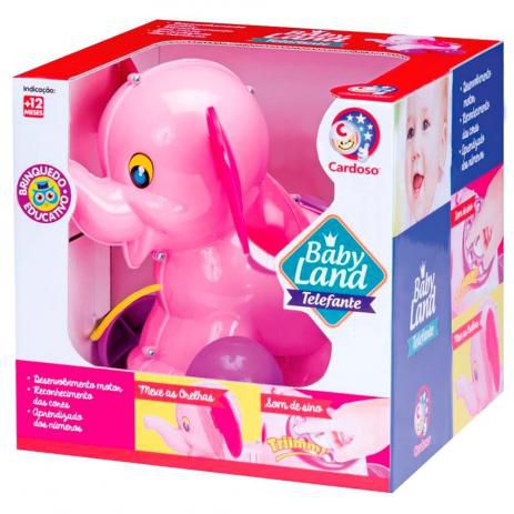 Baby Land Telefante Rosa - Cardoso 3006