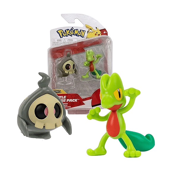 Pokémon Figura Batalha Duskull + Treecko