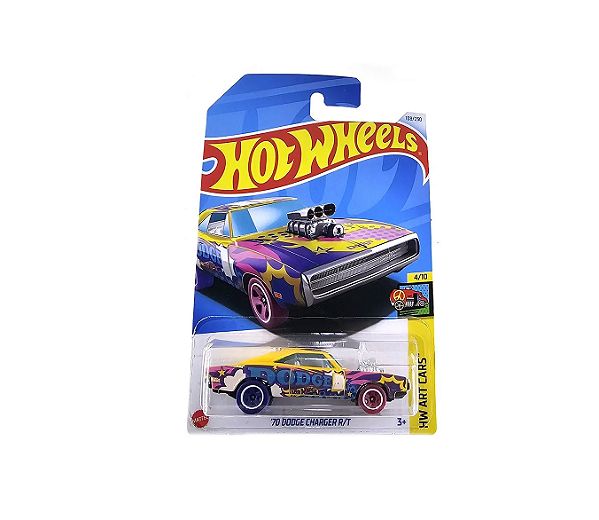 Hot Wheels Carrinho 70 Dodge Charger R/T